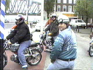 Some members of moped club 'Het Zuigerveertje'