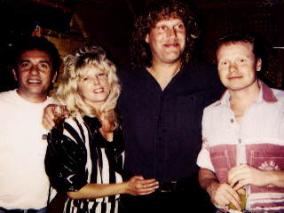 Pierre, the best bartender I know, my girlfriend, me and Mark